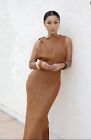 Zara Nwt  129 Woman Ss24 Pleated 100  Linen Dress Zw Collection Tans   7938 527
