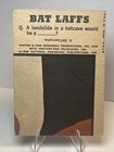 1966 Topps Batman Movie Card  10 Bat Laffs Topps