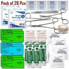Advanced Surgical Suture Kit  First Aid Medical Travel Trauma Pack  28 Pieces