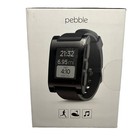 Pebble Smart Watch 301bl E-paper Bluetooth Ios Android Black New
