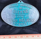French Agricultural Plaque 1st Prize Sheep Farmhouse Decor Wall Mid 1900 s
