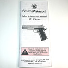 Smith Wesson 1911 Series Owners Manual - Safety   Instruction Oem Factory Print
