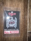 Slayer Commemorative All Access Backstage Pass New Year Eve 19991