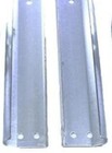 Pair Of 2  Vertical Track For 7  Garage Door No Hardware Tracks Measure 76  Long