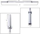 2  Olympic Bar For Weightlifting And Power Lifting Barbell 700-pound Capacity