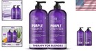 Ethically Sourced Purple Shampoo   Conditioner For Vibrant Blonde   Gray Hair