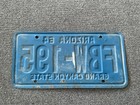 Rare 1964 With 1965 Tab Arizona License Plate All Original Ford Chevy Dodge