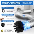 Petode 32ft Dryer Vent Cleaner Kit - Lint Remover Brush Vacuum Hose Attachment