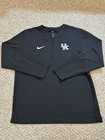 Nike Kentucky Wildcats Large On Field Lightweight 1 4 Zip Sweatshirt Black