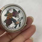 Lot Of 3 Vintage Pill Boxes Decorative Enamel And Metal Pill Trinket Boxes