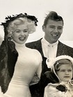 1958 Jayne Mansfield   Mickey Hargitay   Daughter Arrive In England Rare Press