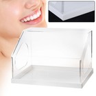 Acrylic Dust Box Dental Grinding Polishing Plaster Grinding Transparent 2 Hole