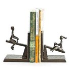 Decorative See Saw Iron Metal Bookend Set