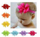 20pcs Colors Newborn Baby Girl Headband Infant Toddler Bow Hair Band Accessories