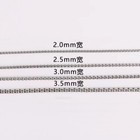 Stainless Steel Square Rolo Link Chain Box Chain Necklace For Men Women Unisex