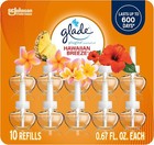 Glade Plugins Refills Air Freshener  Scented And Essential Oils For Home And Bat