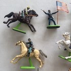 Britains Deetail Civil War Toy Soldiers Union Confederate Lot Mixed Good 1971