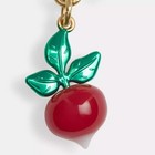 Nwt Coach Cu309 Coach X Observed By Us Radish Bag Charm Plated Metal And Resin