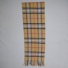 Women 100  Cashmere Scarf Made In Scotland Plaid Design Super Soft Unisex