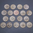 Vintage Playboy Club 25th Anniversary Wooden Nickels Tokens - 18  12 Different 