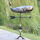 3d Whale Weathervane Roof Mount Waterfront Cottage Farm Decor Stainless Steel