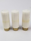 Vintage 1950s Revlon Lustrous White   Gold Lipstick Tube Lot Of 3  preowned 