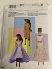 Mccall s 9664 Barbie Doll Clothes Pattern Sewing Uncut Complete Fashion Vtg 1998