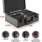 Xxl Graded Card Storage Box Sports Card Holder Case Key Lock Fr 3 x4  Toploaders