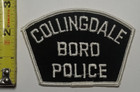 Collingdale Boro Pa Police Patch Delaware County Pennsylvania