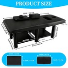 2600lbs Stationary Massage Table Heavy Duty Massage Bed Tatto Spa Bed 75  Long