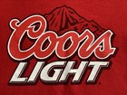Coors Light Delta Magnum Weight Vintage Adult Custom Crop Cut Sweatshirt Medium