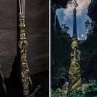 71 Inch Long Black Myth Wukong Staff  Retractable  Length Lockable  Pu Materi   