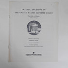 Escobedo V Illinois Leading Decision Of The United States Supreme Court Document