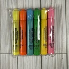 Nip Vintage Nos Sanford Major Accent Highlighter Markers 5 Pack Chisel Tip 25076