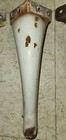 Vintage 1930 s-40 s Gas Kitchen Stove Legs White Rose Set Of 4