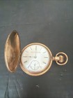 Elgin National Watch Co  Grade  241 Size 16s 17 Jewels Floral Case Pocket Watch