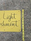 Vintage Pepsi-cola The Light Refreshment Metal Advertising Sign Bottle Cap 19x8