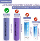 8 Pack 3 7v 2000mah Flat-top Rechargeable Batteries For Flashlight