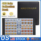 480 Pocket World Coin Collection Album Storage Folder Book Money Holder Organize