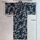 Kimono Robe   Japanese Elegant Floral Patterned Silk Vintage Kimono 0613250108
