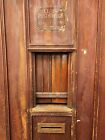 Antique Wood Post Office Counter   8 Mail Boxes  Free Delivery To Ca   550 Obo