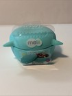 Melii Silicone Kids Shark Bowl With Lid Light  Blue New