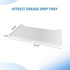 Stainless Steel Drip Tray Heat Baffle For Traeger Gen-1 Timberline 1300 Series