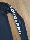 Scubapro Upf 50 Long Sleeve Black Rash Guard For Men