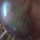Amf Sumo Purple 15 Pound Drilled Ten-pin Bowling Ball W Amf Purple Bag  2pc 