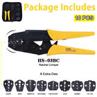Crimping Tool Kit Non-insulated   Insulated Cable Connectors Terminal Crimper