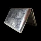 Antique Cigarette Box Imperial Russian Silver 84 Decorated With Imperial Simbol 