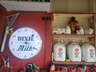 Dixie Dairy Milk Advertising Clock Light Up Gary Indiana Wall Pam Style Retro