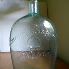 Open Pontil Rare Mechanic Glass Works Philada Gxiii-34 Qt Sheaf Of Wheat Flask