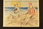Six C  1920 s Japanese Vintage Post Cards Postcard